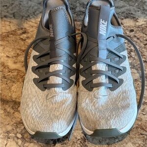 Nike Light Gray and Charcoal Athletic Sneakers